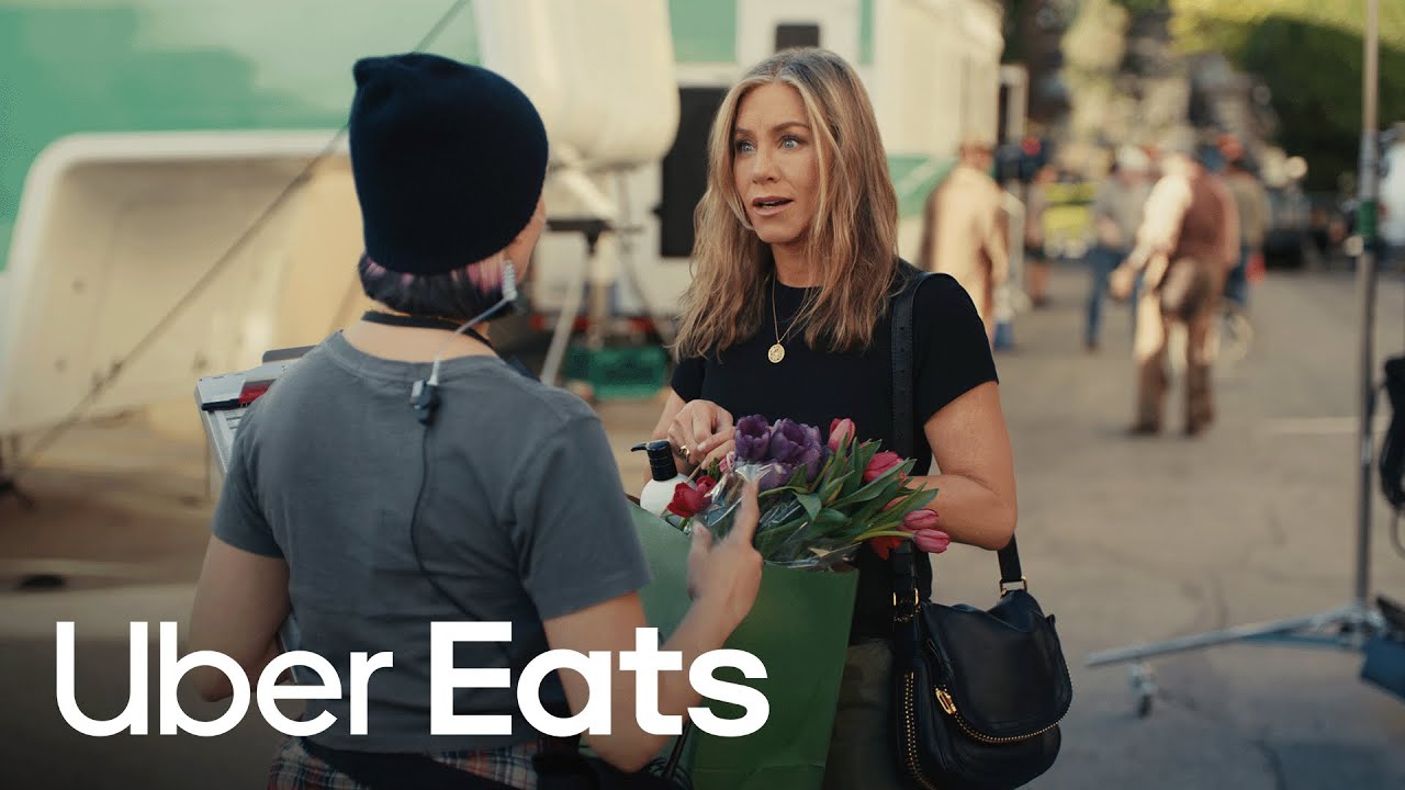 Jennifer Aniston | DON'T FORGET UBER EATS